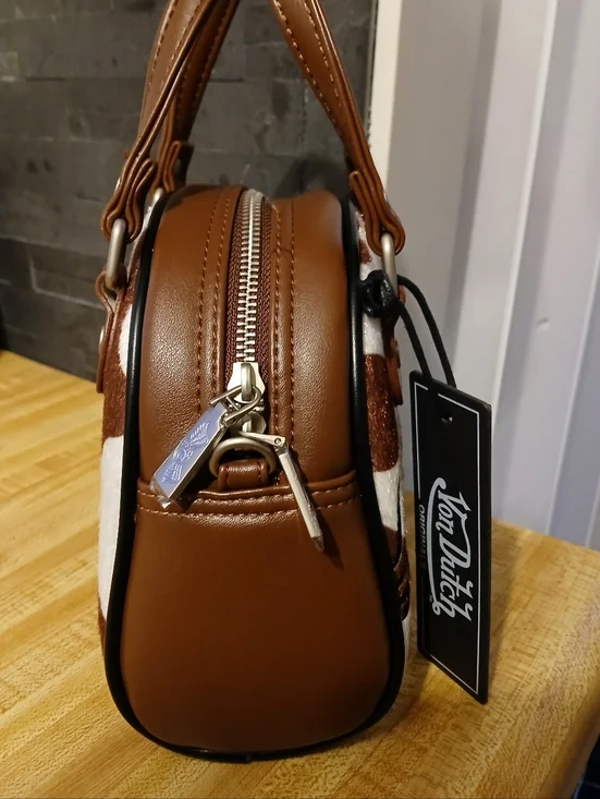 Von Dutch NWT Limited Edition Pony Fur Mini Tote/Crossbody - Picture 6 of 7